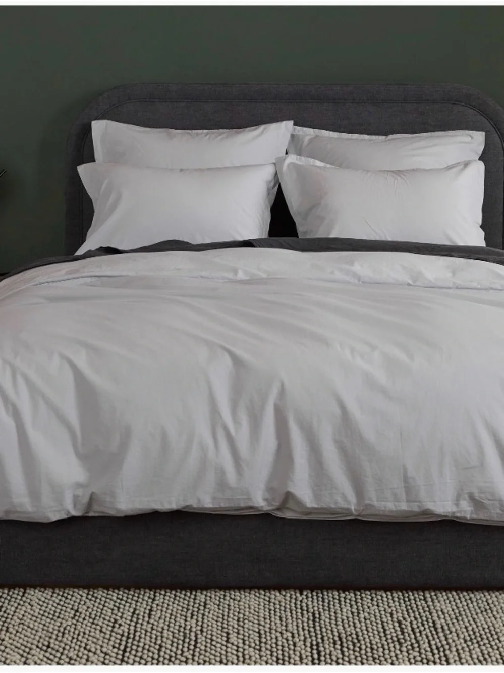 Parachute NWT King /Cal King Size Percale Duvet Cover Light Grey🔥NO OFFERS🔥